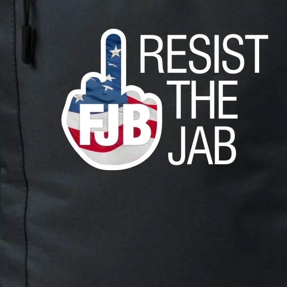 Resist The Jab Flag Logo Apparel Daily Commute Backpack