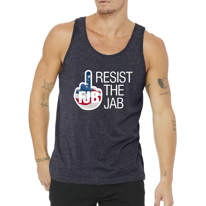 Resist The Jab Flag Logo Apparel Tank Top