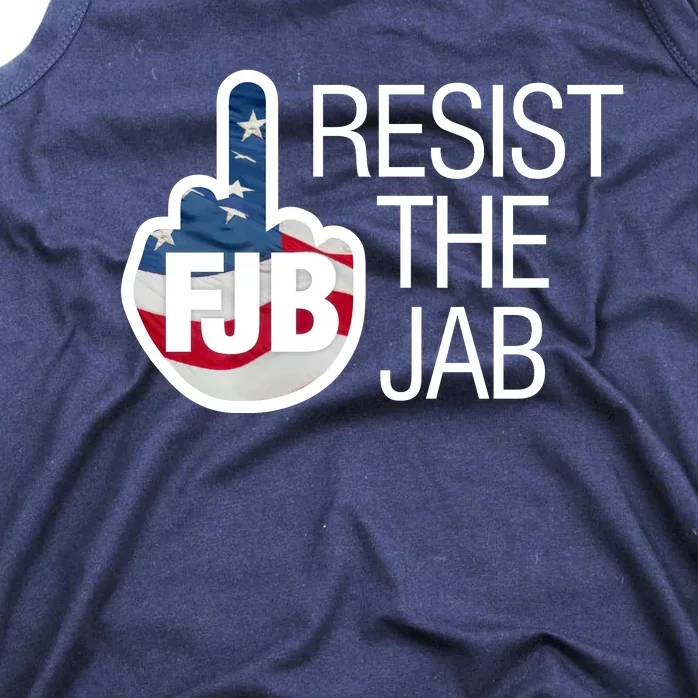 Resist The Jab Flag Logo Apparel Tank Top