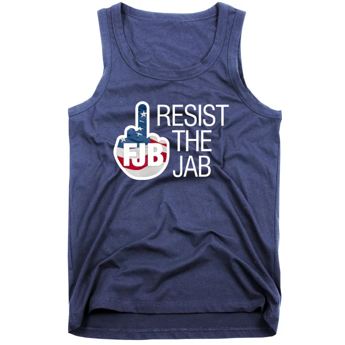 Resist The Jab Flag Logo Apparel Tank Top