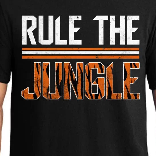 Rule The Jungle Who Dey Cincinnati Cincy Fan Pajama Set