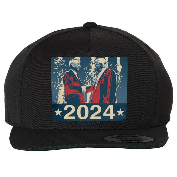 Retro Trump Kennedy President 2024 Election Republican Wool Snapback Cap