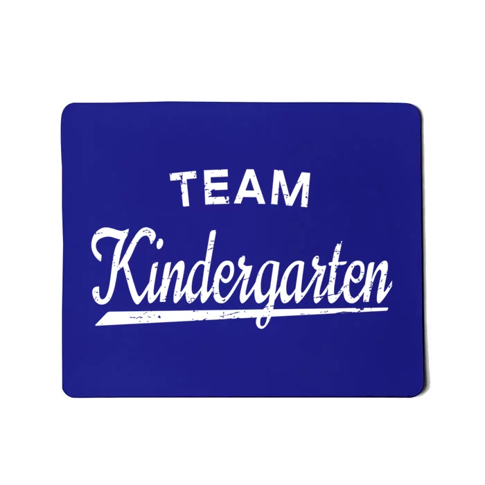 Retro Team Kindergarten Kindergartener Student Or Teach Gift Mousepad