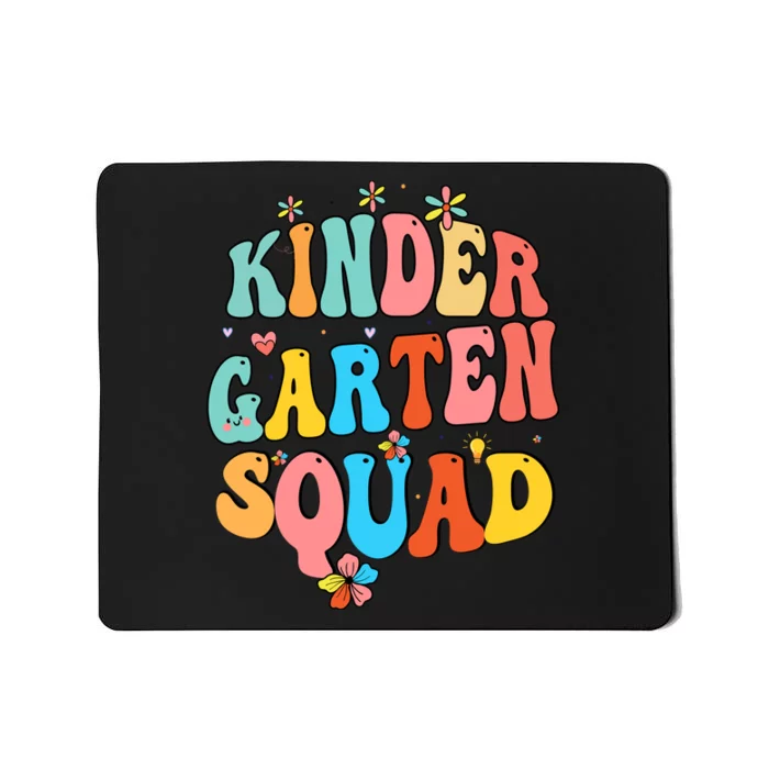 Retro Team Kindergarten Squad Tee Teacher Back To School Mousepad