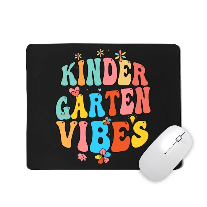 Retro Team Kindergarten Vibes Tee Teacher Back To School Mousepad