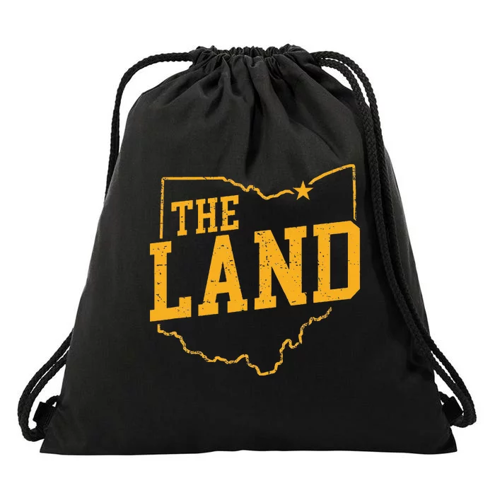 Retro The Land Cleveland Ohio Classic Throwback Souvenir Drawstring Bag