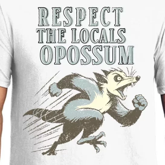 Respect The Local Opossum Pajama Set