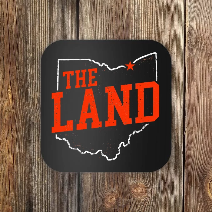 Retro The Land Cleveland Ohio Travel Souvenir Coaster