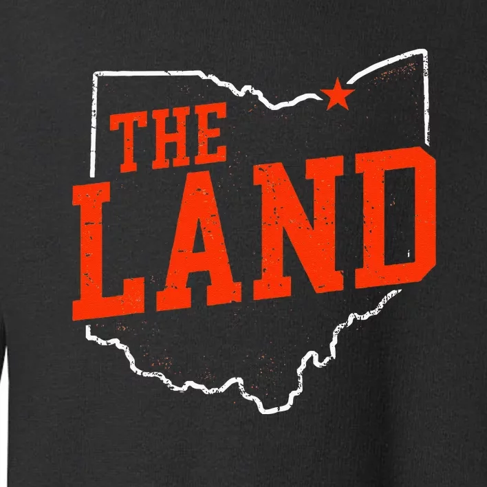 Retro The Land Cleveland Ohio Travel Souvenir Toddler Sweatshirt