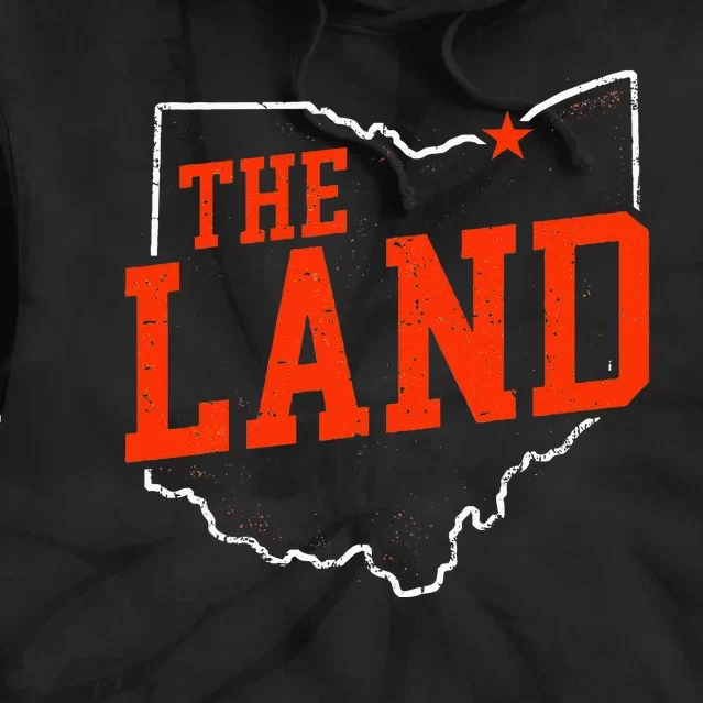 Retro The Land Cleveland Ohio Travel Souvenir Tie Dye Hoodie