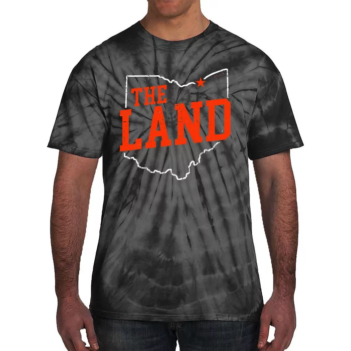 Retro The Land Cleveland Ohio Travel Souvenir Tie-Dye T-Shirt