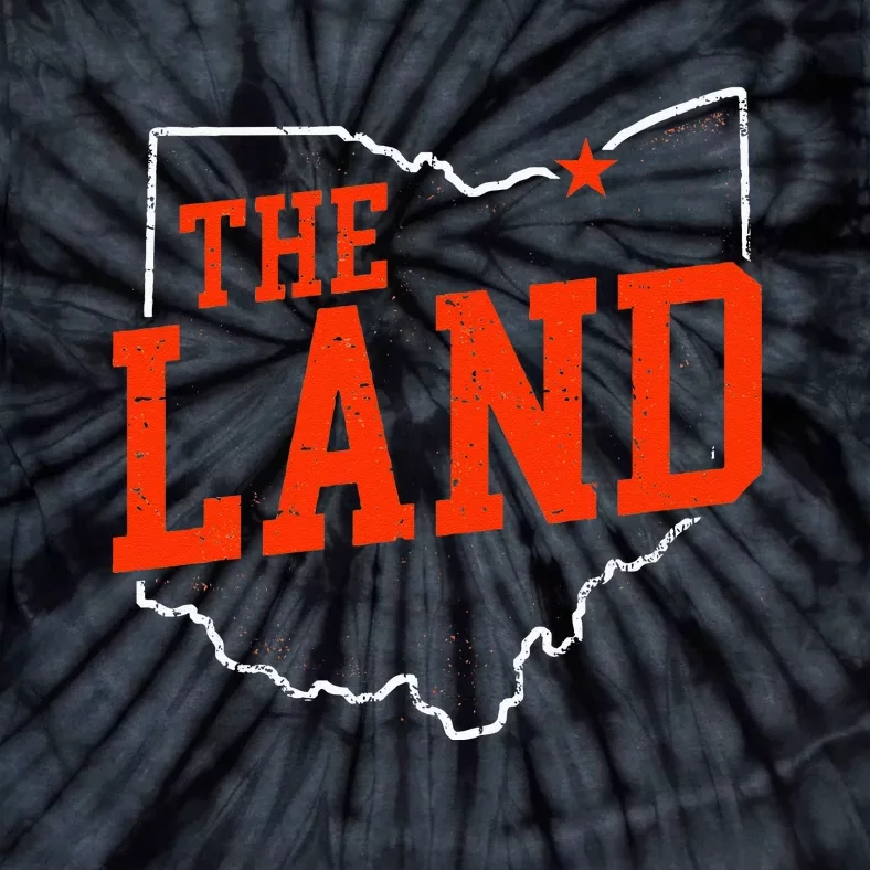 Retro The Land Cleveland Ohio Travel Souvenir Tie-Dye T-Shirt