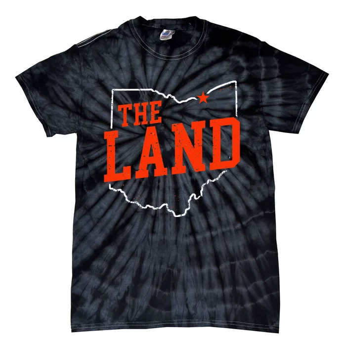 Retro The Land Cleveland Ohio Travel Souvenir Tie-Dye T-Shirt