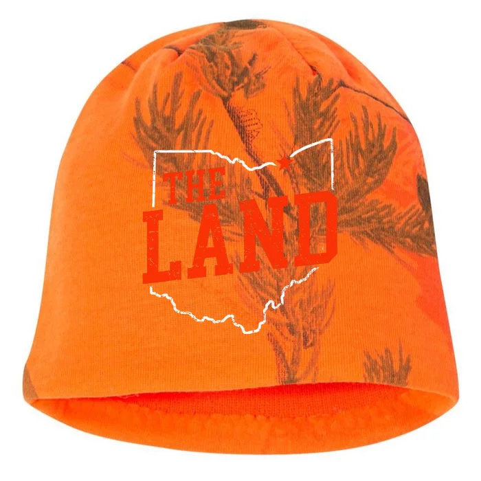 Retro The Land Cleveland Ohio Travel Souvenir Kati - Camo Knit Beanie