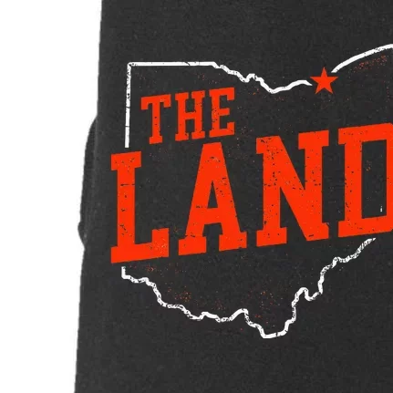 Retro The Land Cleveland Ohio Travel Souvenir Doggie 3-End Fleece Hoodie