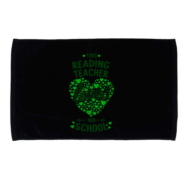 Reading Teacher Lucky To Be A Teacher St Patrick Day One Luc Gift Microfiber Hand Towel