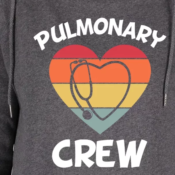 Respiratory Therapy Lung Doctor Pulmonary Crew Asthma Nurse Gift Womens Funnel Neck Pullover Hood