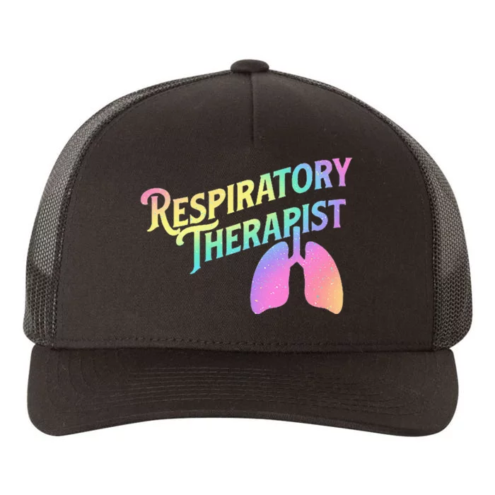 Respiratory Therapist Lung Therapy Pulmonology Nurse Week Yupoong Adult 5-Panel Trucker Hat