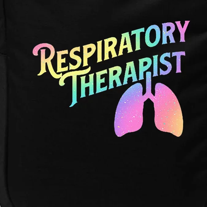 Respiratory Therapist Lung Therapy Pulmonology Nurse Week Impact Tech Backpack