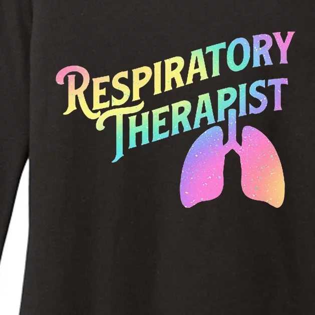 Respiratory Therapist Lung Therapy Pulmonology Nurse Week Womens CVC Long Sleeve Shirt