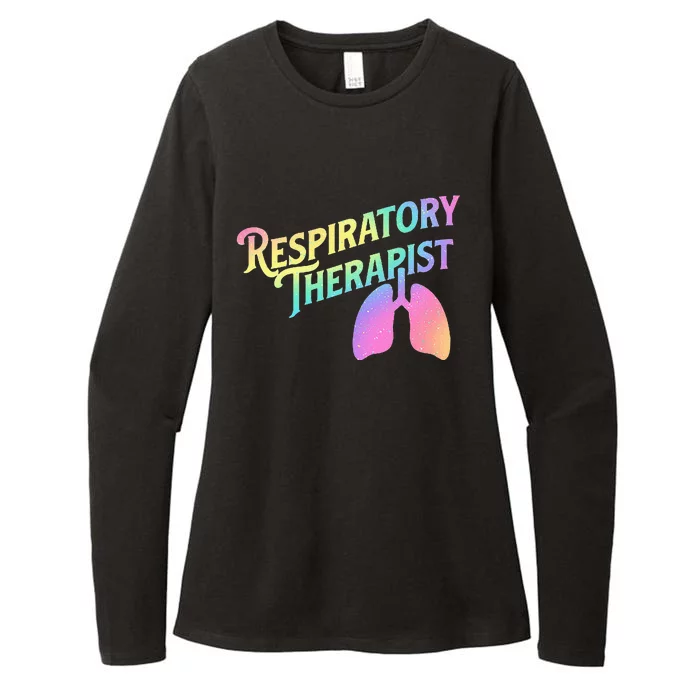 Respiratory Therapist Lung Therapy Pulmonology Nurse Week Womens CVC Long Sleeve Shirt