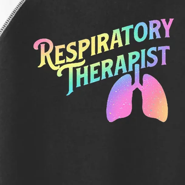 Respiratory Therapist Lung Therapy Pulmonology Nurse Week Toddler Fine Jersey T-Shirt