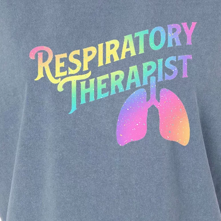 Respiratory Therapist Lung Therapy Pulmonology Nurse Week Garment-Dyed Women's Muscle Tee