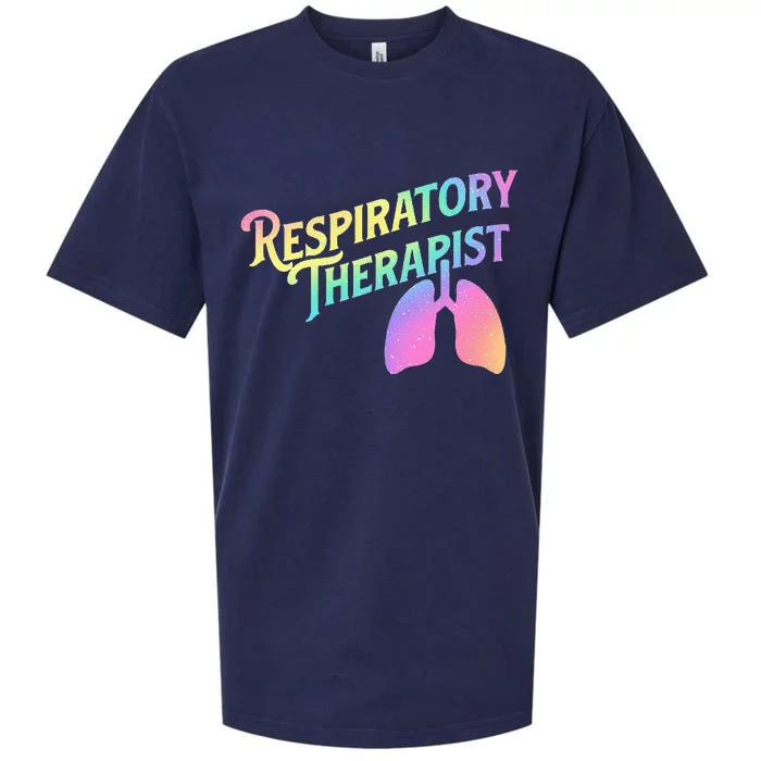 Respiratory Therapist Lung Therapy Pulmonology Nurse Week Sueded Cloud Jersey T-Shirt