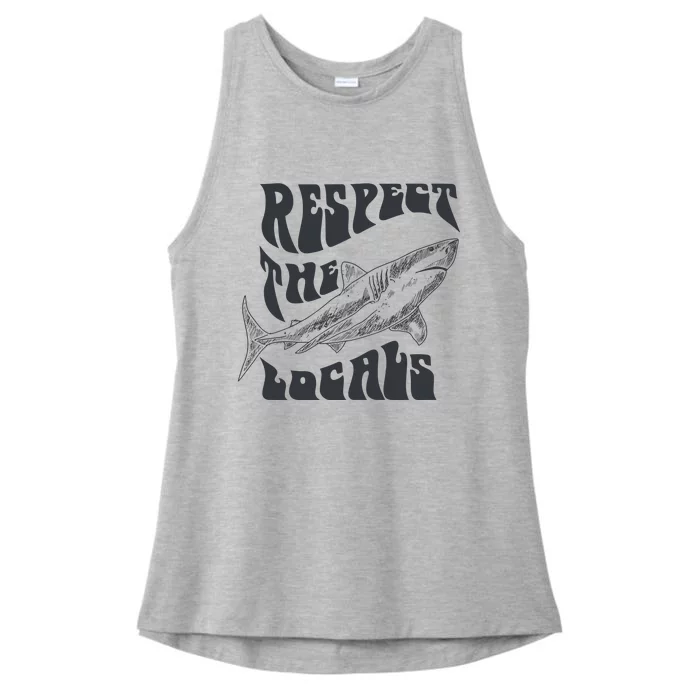 Respect The Locals Ladies Tri-Blend Wicking Tank