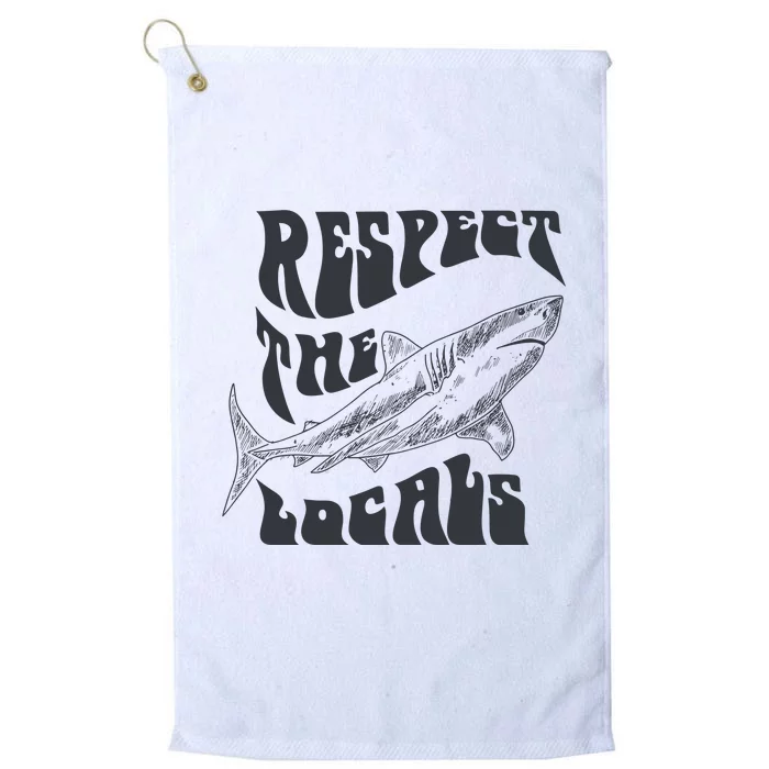 Respect The Locals Platinum Collection Golf Towel