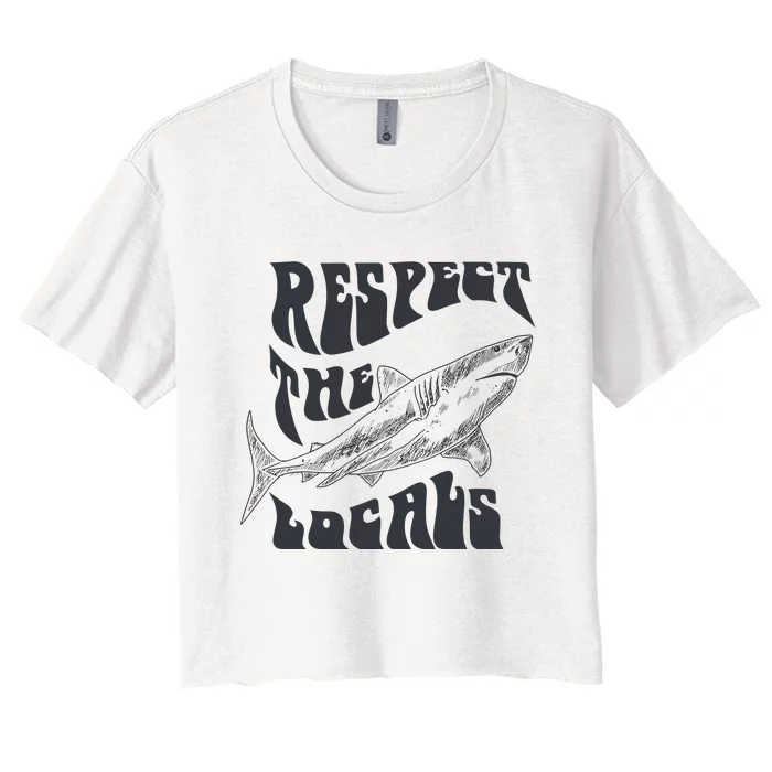 Respect The Locals Women's Crop Top Tee