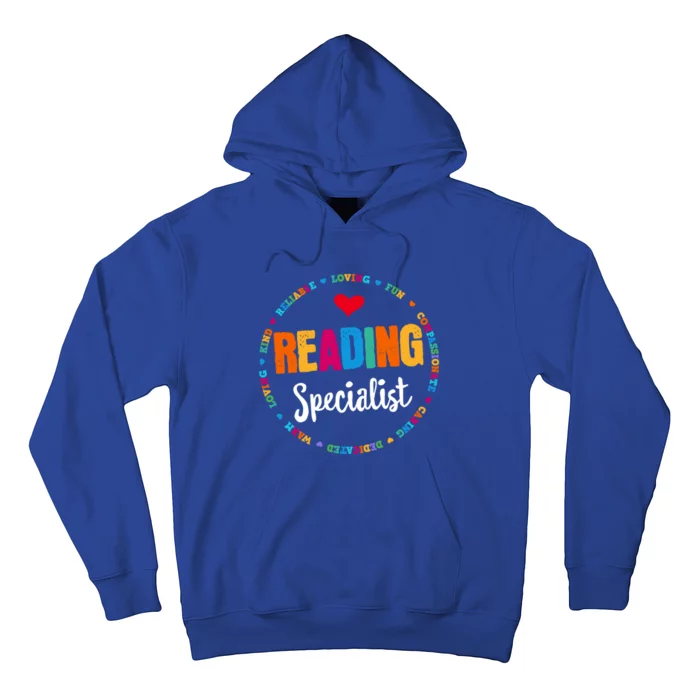 Reading Teacher Literacy Coach Principal Reading Specialist Cool Gift Hoodie