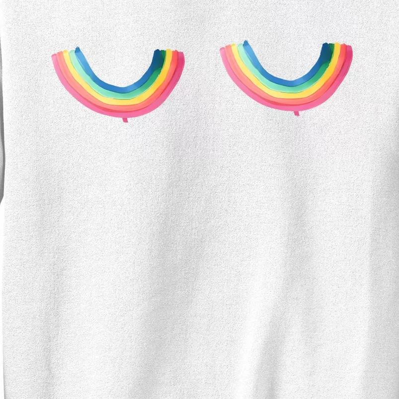 Rainbow Titties Lgbt Queer Sweatshirt