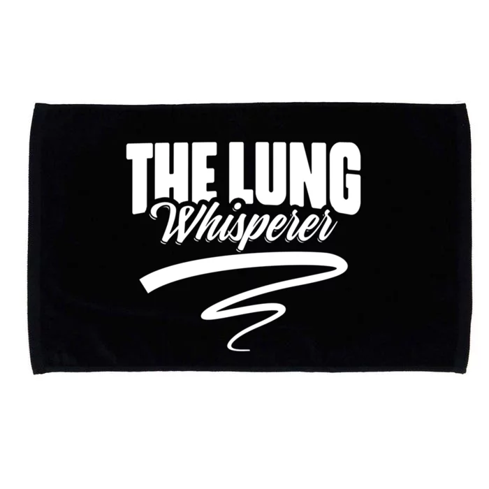 Respiratory Therapist Lung Whisperer Pulmonologist Gift Microfiber Hand Towel