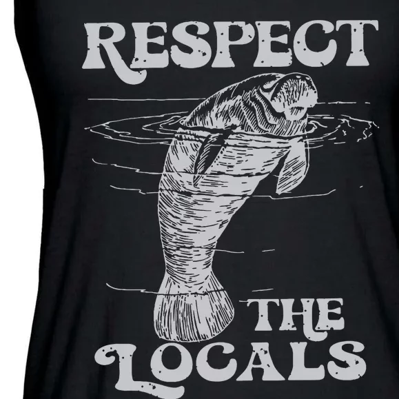 Respect The Locals Ladies Essential Flowy Tank