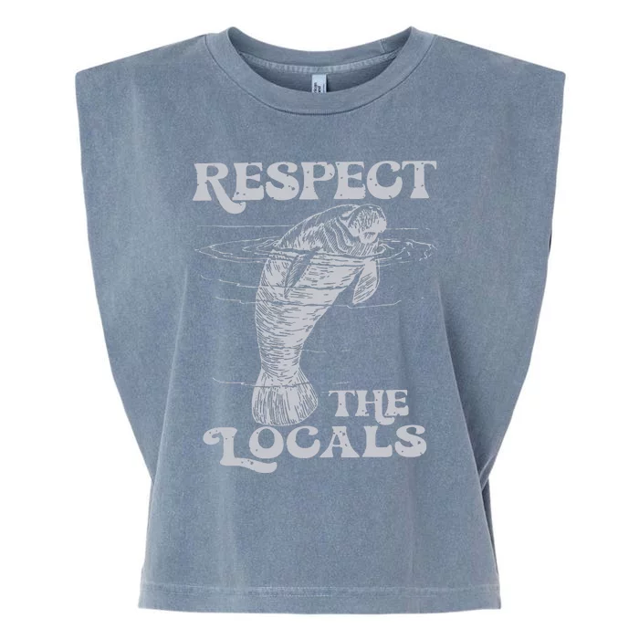 Respect The Locals Garment-Dyed Women's Muscle Tee