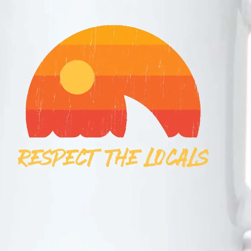 Respect The Locals ✅ Shark Week Black Color Changing Mug