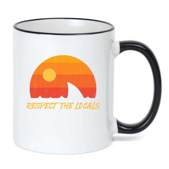 Respect The Locals ✅ Shark Week Black Color Changing Mug