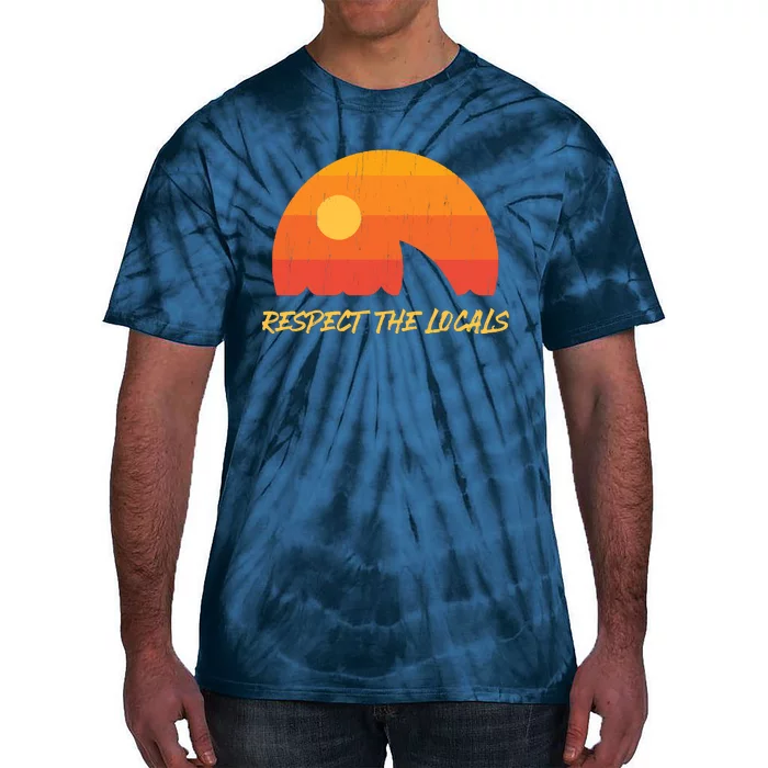 Respect The Locals ✅ Shark Week Tie-Dye T-Shirt