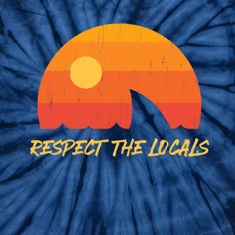 Respect The Locals ✅ Shark Week Tie-Dye T-Shirt