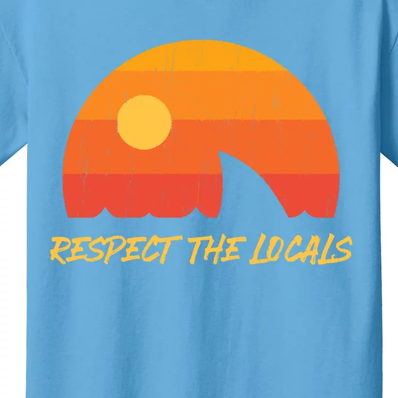 Respect The Locals ✅ Shark Week Kids T-Shirt