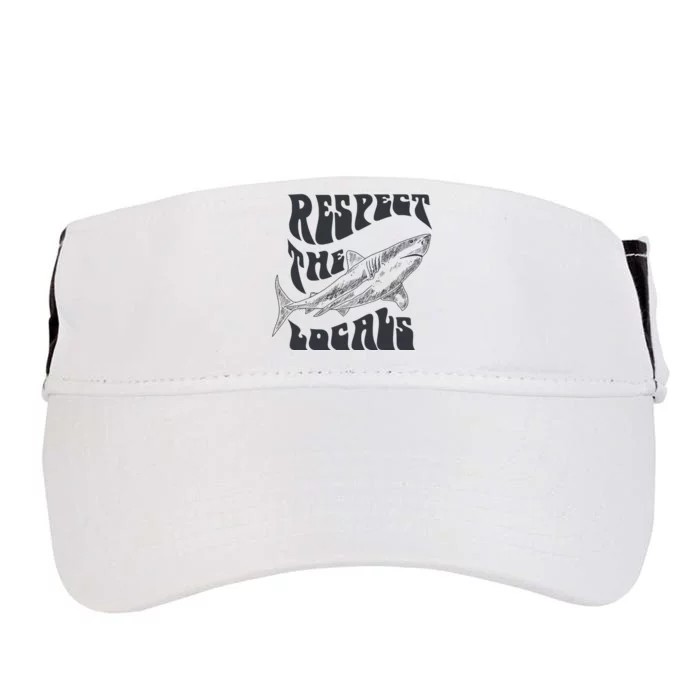 Respect The Locals Adult Drive Performance Visor