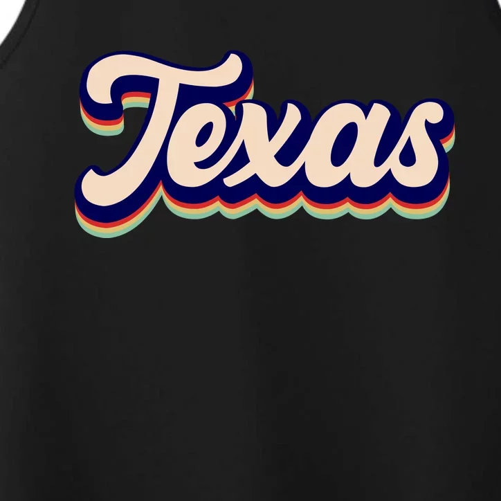 Retro Texas Logo Performance Tank