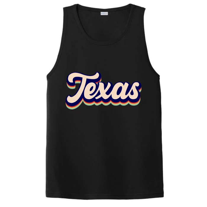 Retro Texas Logo Performance Tank