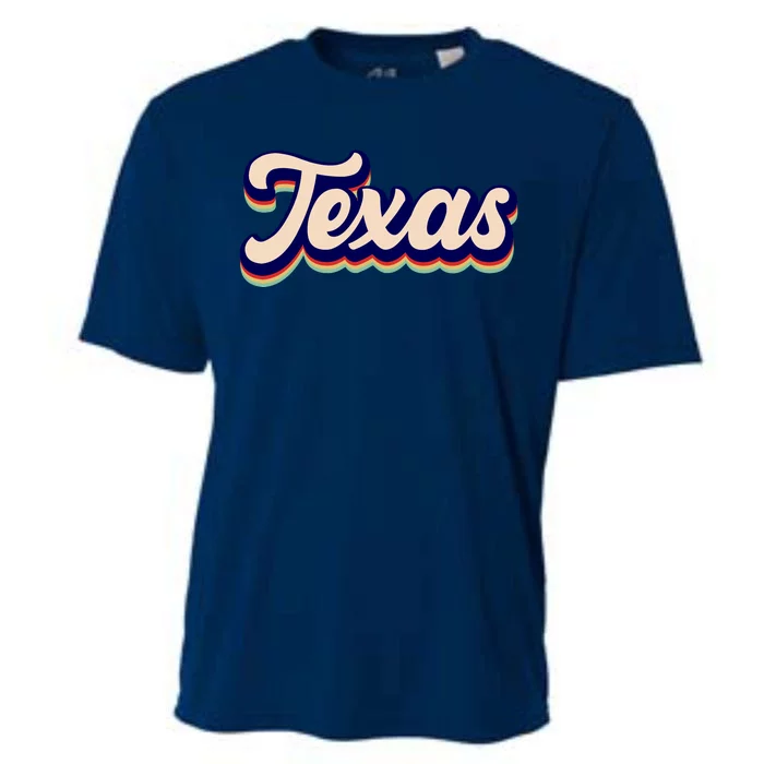 Retro Texas Logo Cooling Performance Crew T-Shirt