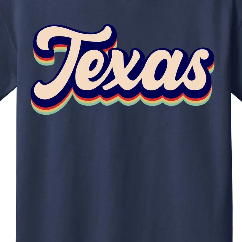 Retro Texas Logo Kids T-Shirt