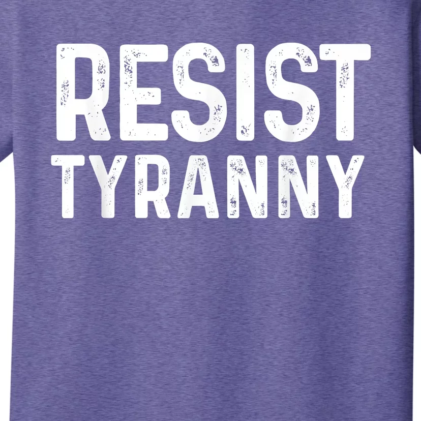 Resist Tyranny Libertarian Conservative USA Liberty Freedom T-Shirt