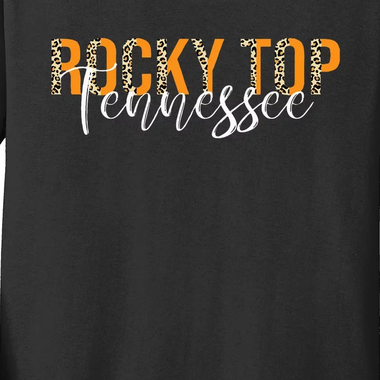 Rocky Tennessee Leopard Kids Long Sleeve Shirt