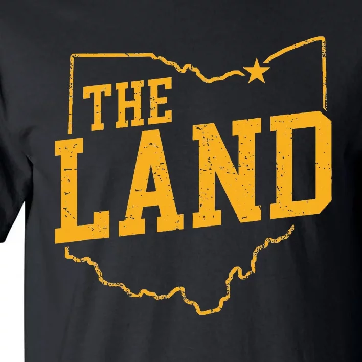 Retro The Land Cleveland Ohio Classic Throwback Souvenir Tall T-Shirt