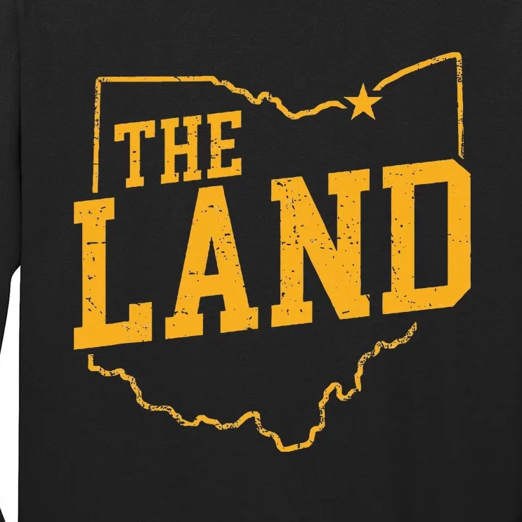 Retro The Land Cleveland Ohio Classic Throwback Souvenir Tall Long Sleeve T-Shirt